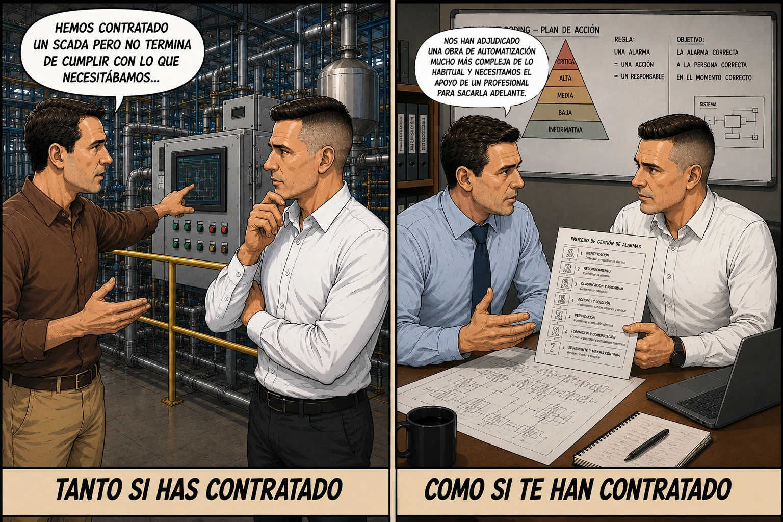 Es bueno contar con un profesional que te asesora en SCADAS e instalacioens automáticas