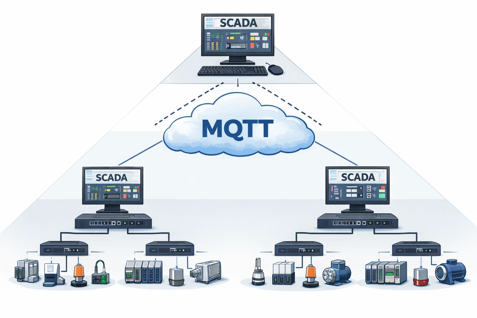 Cómo escalar un sistema Scada con MQTT (no cometas errores)