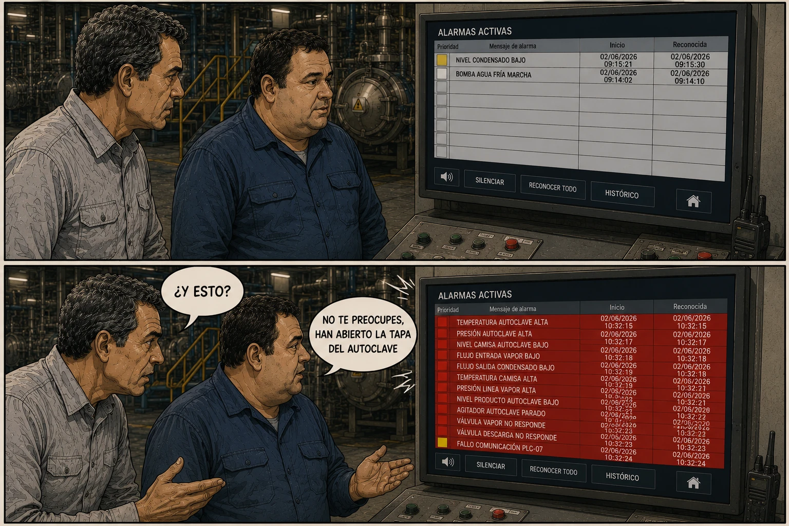 Los eventos menores no deben generar alarmas por que se pierde el foco sobre situaciones más importantes