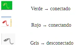 Boton para conectar y desconectar eclipse del SCADA 